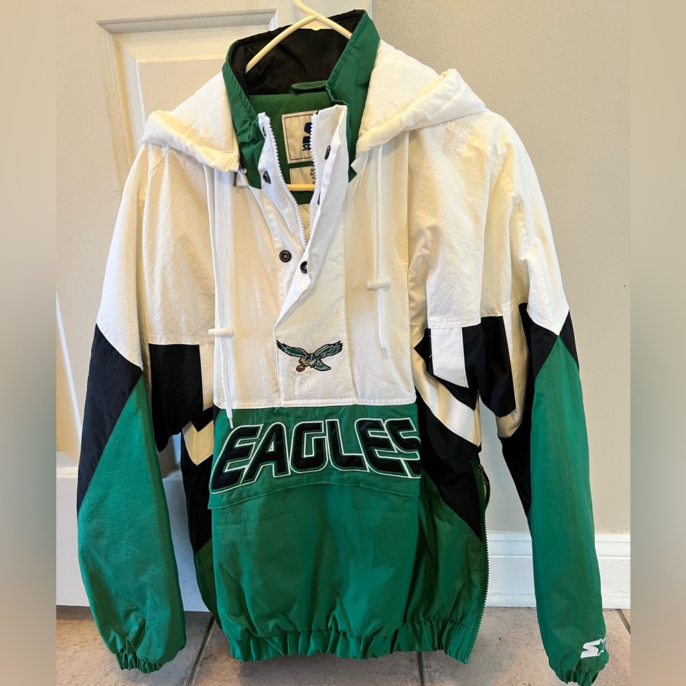 Kelly Green Eagles Stater Jacket, size small